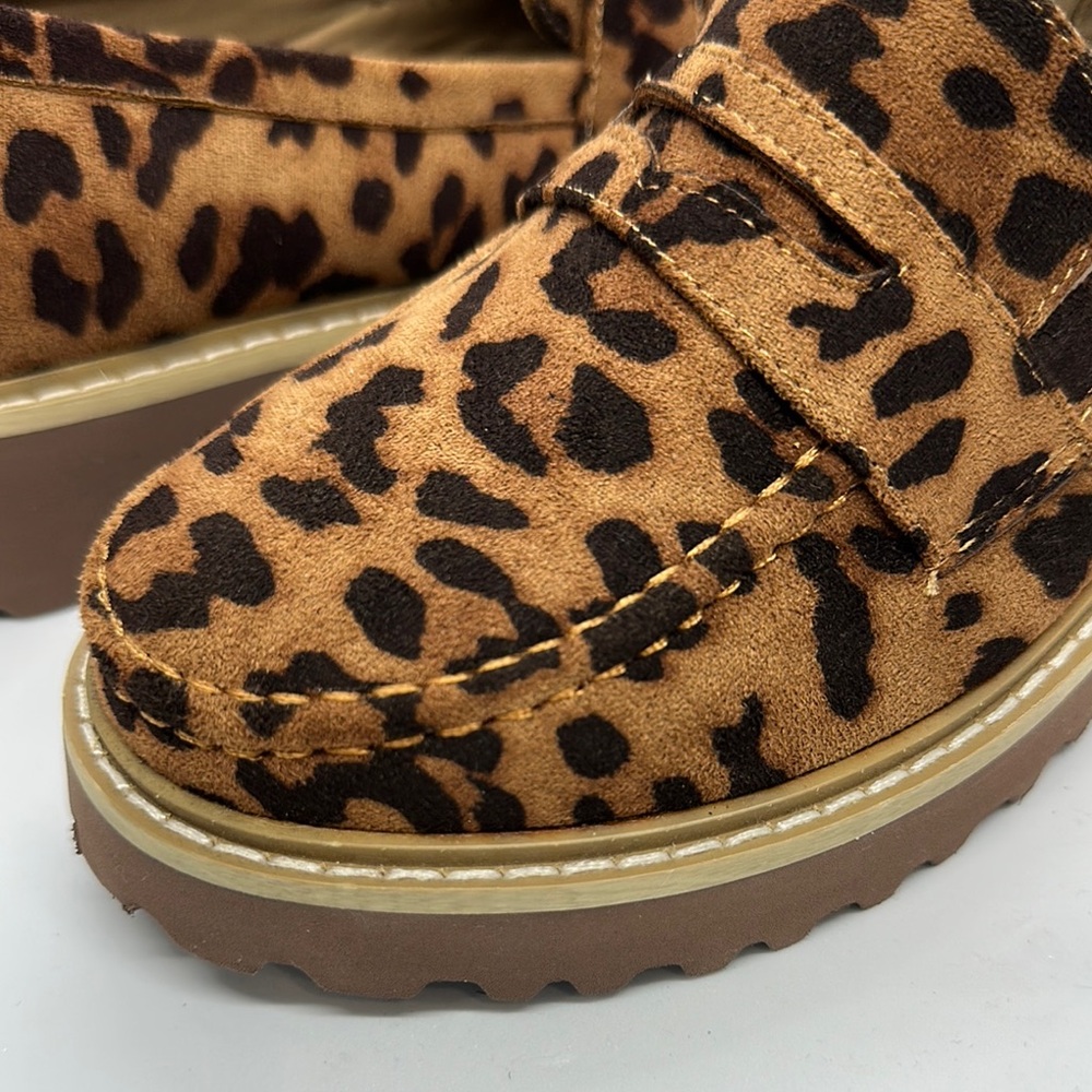 NWT Hey girls Leopard Print Loafers women’s Size 6 - Picture 5 of 9